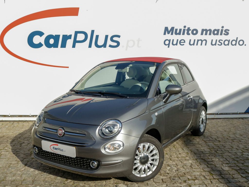 Fiat 500 1.2 8v 69cv Lounge cabrio usado (Lisboa) Fiat 500 1.2 8v 69cv Lounge cabrio segunda mão Lisboa